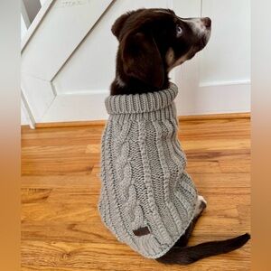 Ugg Cable Knit Dog Sweater